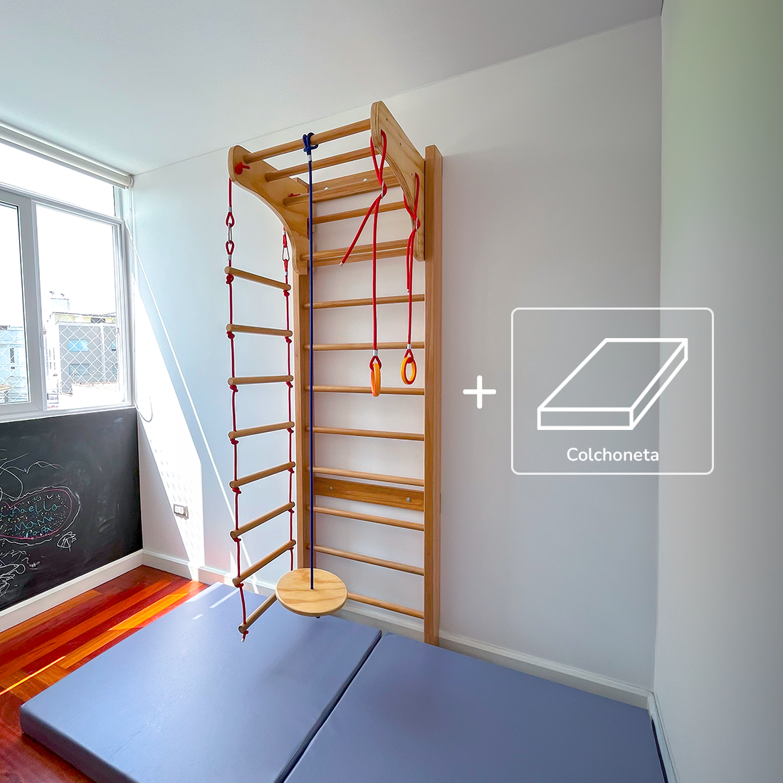 Trepa Trepa + Escalera Colgante + Colchoneta